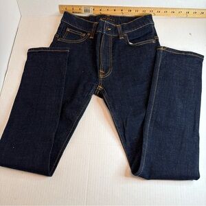 Nudie Jeans Co Jeans Mens 30x30 Blue Denim Slim Fit Organic Stretch Distressed